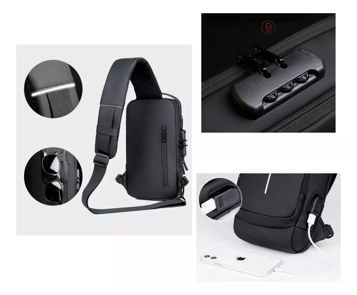 Miniatura 6 de Morral Impermeable Con Clave, Entrad Usb
